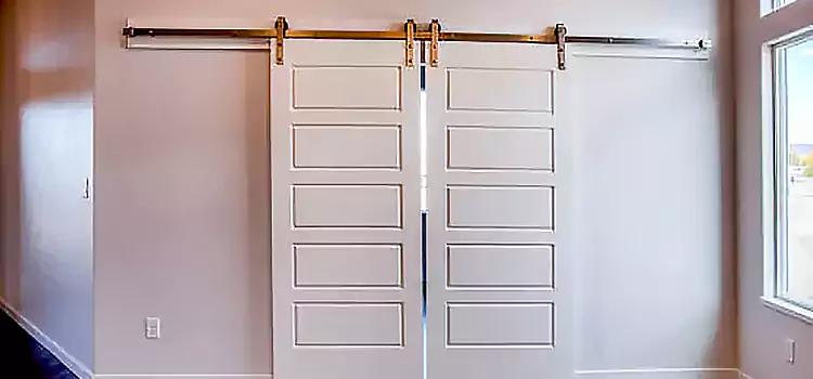 Glass Barn Door with Installation Hardware Kit Gautier