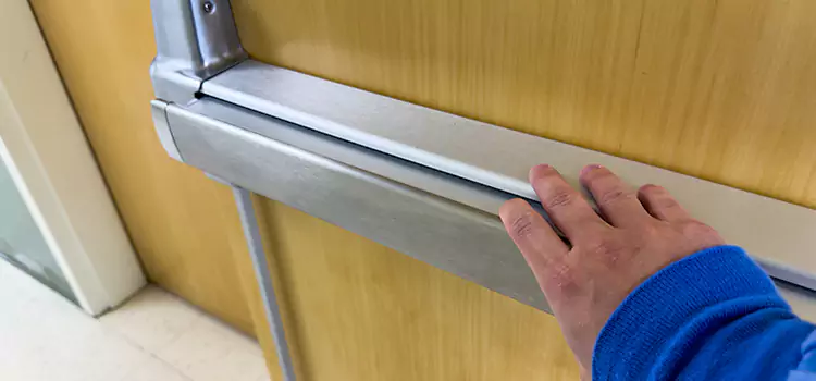 Installing a Push Bar on a Door Gautier